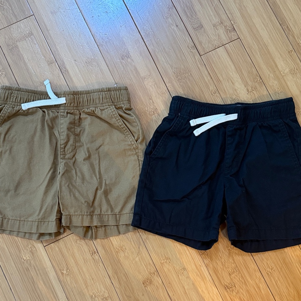 Old Navy Tan and Black Kids Shorts